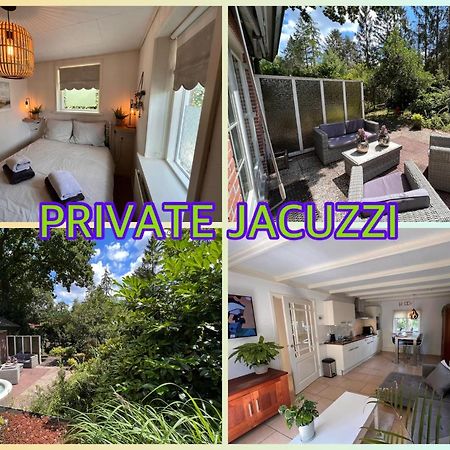 Apartamento Free Standing Vacation House Garden, Private Jacuzzi, Veluwe Woods Voorthuizen Exterior foto
